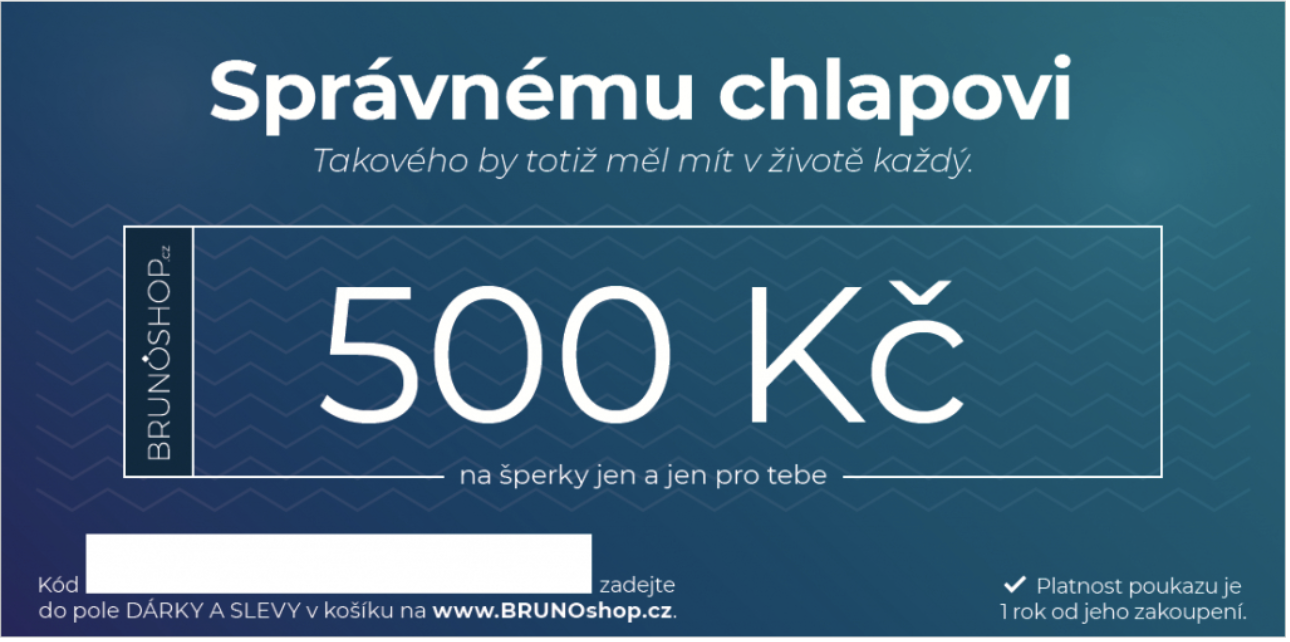 Poukaz správnému chlapovi 500